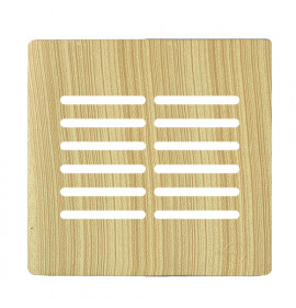 Placa p/ 12 Interruptores (especial) 4x4 - Novara Maple